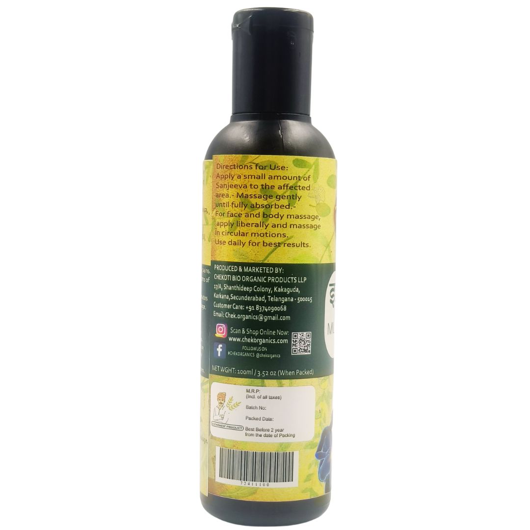 CHEKORGANIC SANJEEVA THAILAM – 100% Ayurvedic Multipurpose Oil