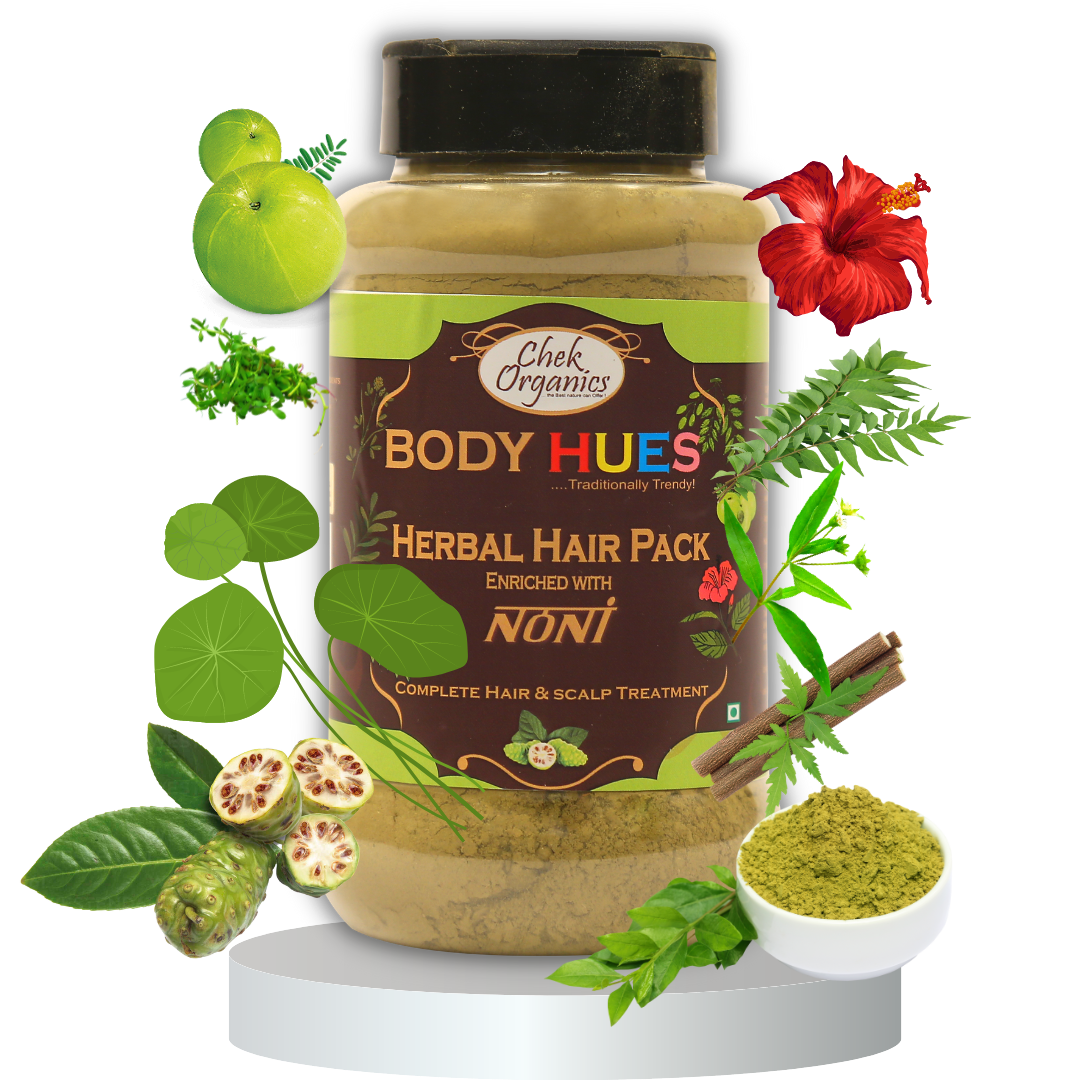 CHEKORGANICS – Noni Herbal Hair Pack 250gm