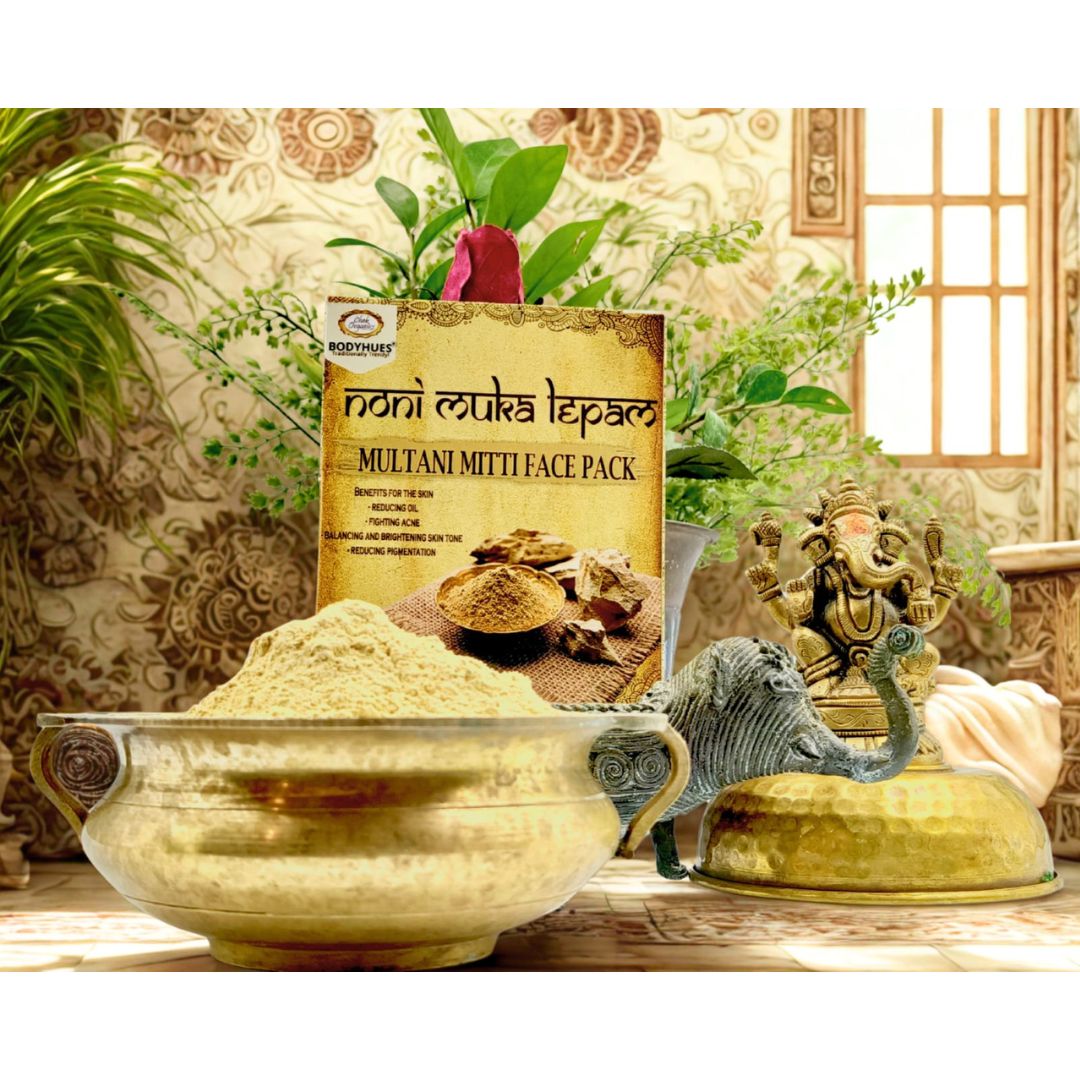 🌿CHEKORGANIC NONI MUKHA LEPAM - Multani Mitti face pack 100gm
