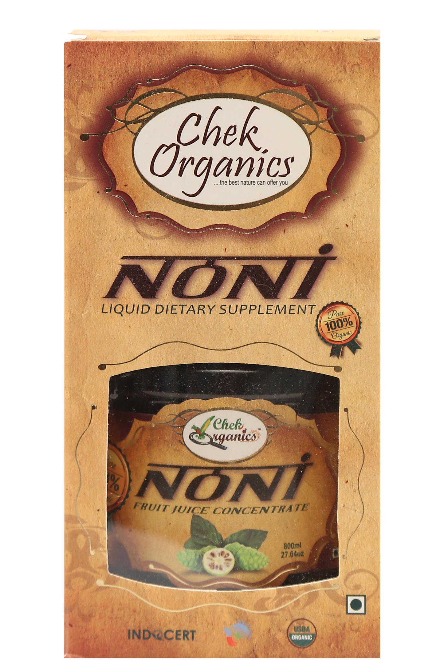 CHEKORGANICS Noni Fruit Juice – AYUSH Certified | Ayurvedic Wellness Elixir