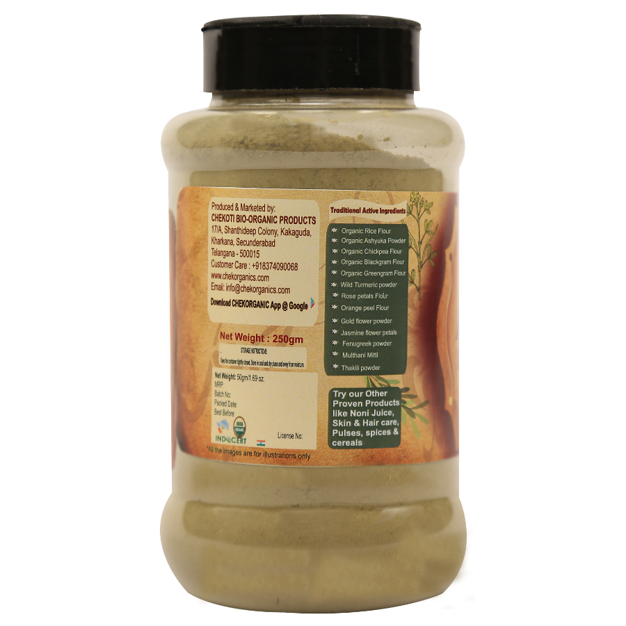 CHEKORGANICS BODYHUES – Noni Herbal Bath Powder (250g)