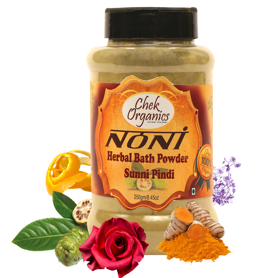 CHEKORGANICS BODYHUES – Noni Herbal Bath Powder (250g)