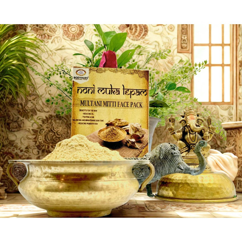 CHEKORGANIC Noni Mukha Lepam | Ayurvedic Multani Mitti Face Pack for ...