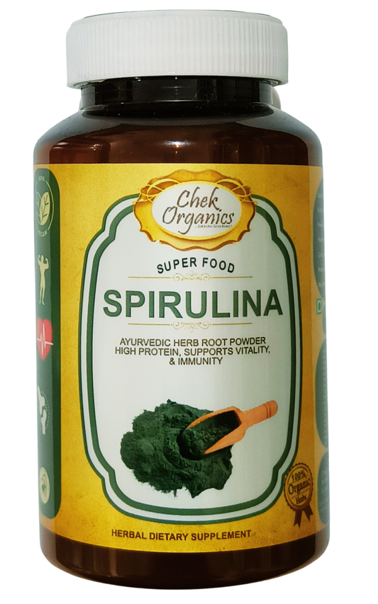 CHEKORGANICS SUPERFOODS – Spirulina Powder (100g)