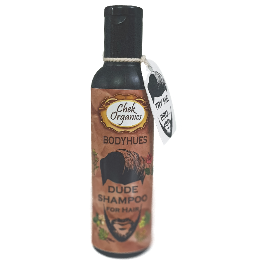 CHEKORGANICS BODYHUES – Men DUDE Herbal Shampoo-100ml