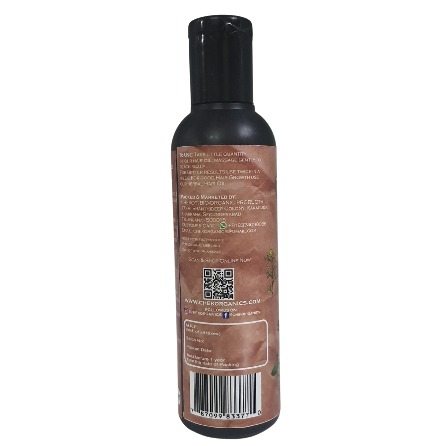 CHEKORGANICS BODYHUES – Men DUDE Herbal Shampoo-100ml